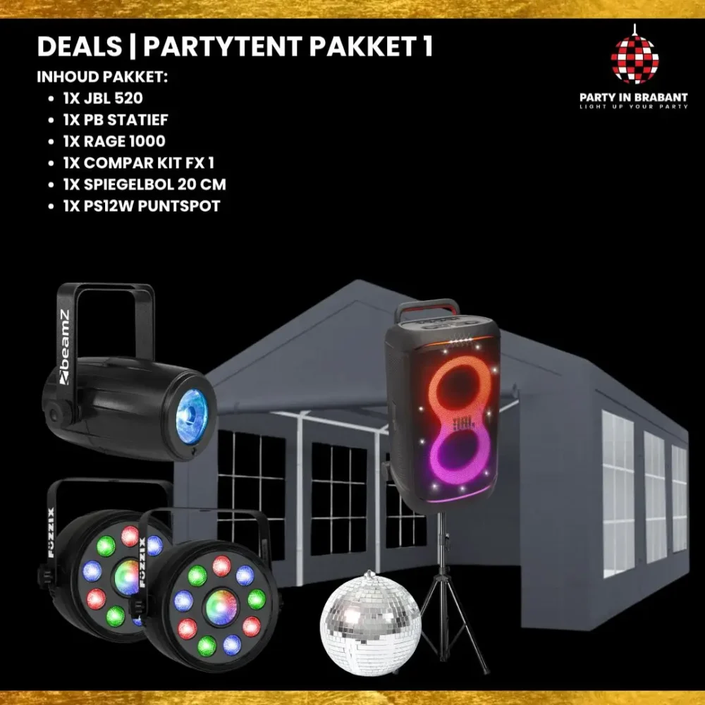 Partytent pakket 1