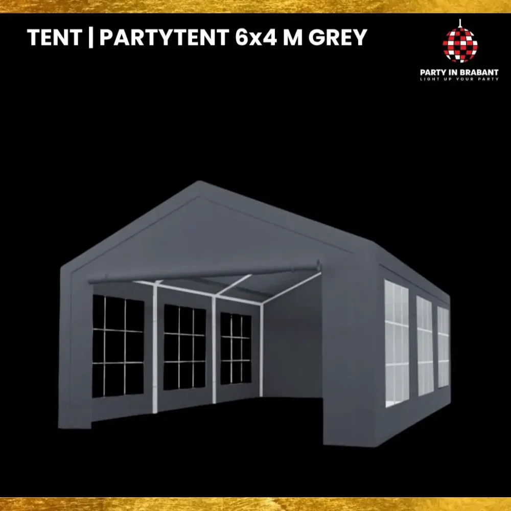 Partytent 6x4 M grey