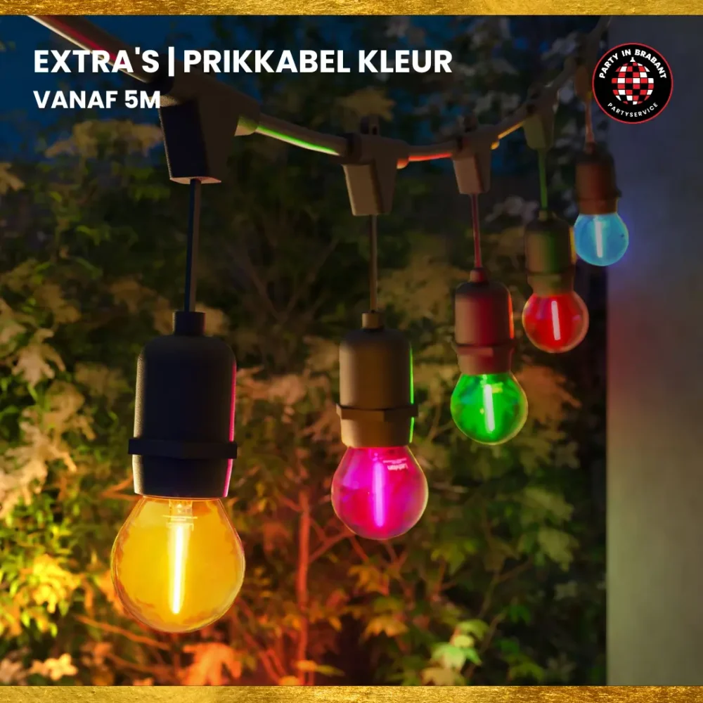 Prikkabel kleur